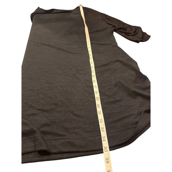 Wilfred Free Oversized Black Knit Tunic Sweater Dress Women's Size Large - Picture 10 of 12